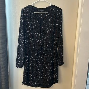 Women’s black with small flower dress